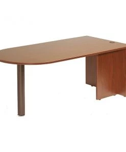 Boss Bullet Desk, Cherry, 71"x35"
