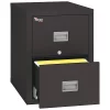 Fireking 20-13/16" W 2 Drawer File Cabinet, Black, Legal
