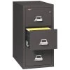 Fireking 17-3/4" W 3 Drawer File Cabinet, Black, Letter