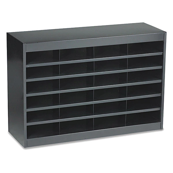 Safco Steel/Fiberboard E-Z Stor Sorter, 24 Sect
