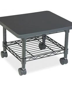 Safco Underdesk Printer/Fax Stand, One-Shelf, 19w x 16d x 13-1/2h, Black