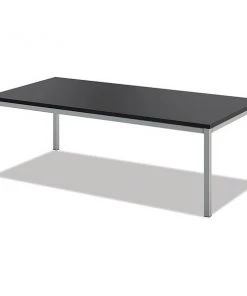 Hon Rectangle Occasional Table, 48" X 24" X 15.63", Black Top, Melamine