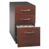 Bush 15-3/4" W 3 Drawer File Cabinet, Hansen Cherry, A4/Legal/Letter