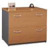 Bush 35-3/4" W 2 Drawer Commercial File Cabinet, Natural Cherry, A4/Legal/Letter