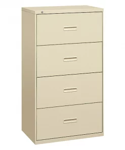 Hon 36" W 4 Drawer File Cabinet, Putty, A4/Legal/Letter