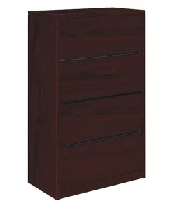 Hon 36" W 4 Drawer File Cabinet, Mahogany, Legal/Letter