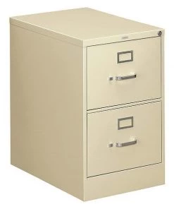 Hon 18-1/4" W 2 Drawer File Cabinet, Putty, Legal