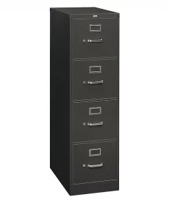 Hon 15" W 4 Drawer File Cabinet, Charcoal, Letter