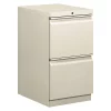 Hon 15" W 2 Drawer Mobile Pedestal, Light Gray, Letter