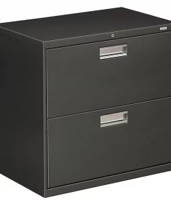 Hon 30" W 2 Drawer File Cabinet, Charcoal, A4/Legal/Letter