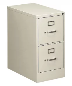 Hon 15" W 2 Drawer File Cabinet, Light Gray, Letter
