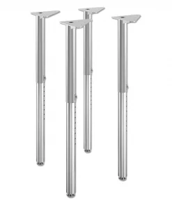 Hon Build Adjustable Post Legs, 22" to 34" High, 4/Pack