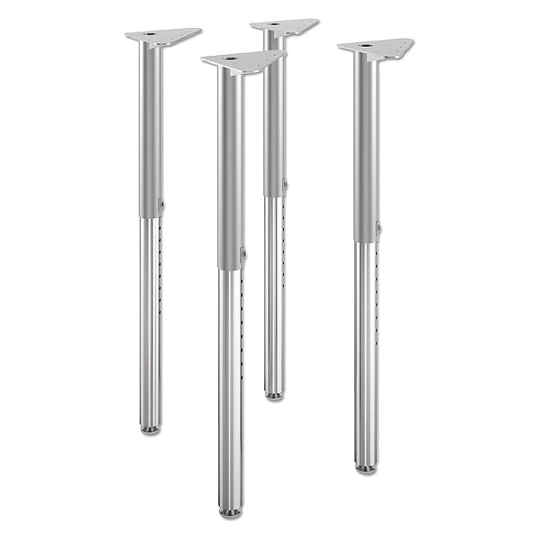 Hon Build Adjustable Post Legs, 22" to 34" High, 4/Pack