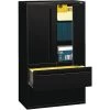 Hon 42" W 5 Drawer File Cabinet, Black, A4/Legal/Letter
