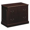 Hon 37-1/2" W 2 Drawer File Cabinet, Mahogany, Legal/Letter