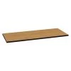Hon Rectangle Table Top, 60" X 24" X 1.13", Harvest/Black Top, High-Pressure Laminate
