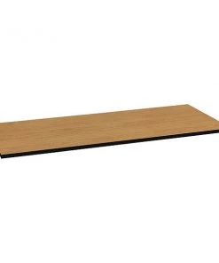 Hon Rectangle Table Top, 72" X 30" X 1.13", Harvest/Black Top, High-Pressure Laminate