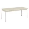 Hon Rectangle Utility Table, 72" X 30" X 29", Light Gray Top, High-Pressure Laminate