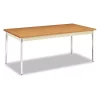 Hon Rectangle Utility Table, 72" X 36" X 29", Harvest/Putty Top, High-Pressure Laminate