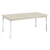 Hon Rectangle Utility Table, 72" X 36" X 29", Light Gray Top, High-Pressure Laminate