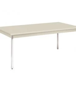 Hon Rectangle Utility Table, 72" X 36" X 29", Light Gray Top, High-Pressure Laminate