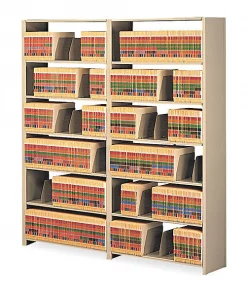 Tennsco Snap-Together Six-Shelf Closed Add-On, Steel, 48w x 12d x 76h, Sand