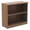 Alera Valencia Bookcase, 2-Shelf, 31 3/4w x 14d x 29 1/2h, Modern Walnut
