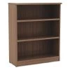 Alera Valencia Bookcase, 3-Shelf, 31 3/4w x 14d x 39 3/8h, Mod Walnut