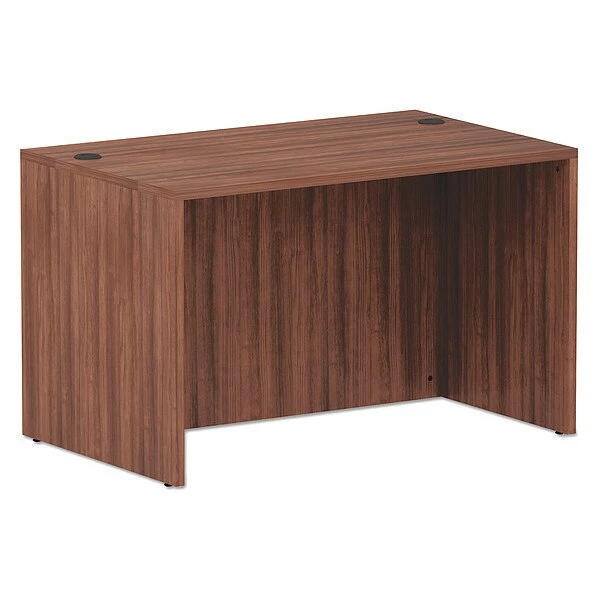 Alera Desk Shell, 47.25" W, 29.63" H, Modern Walnut, Woodgrain Laminate