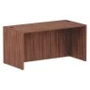 Alera Desk Shell, 59.13" W, 29.63" H, Modern Walnut, Textured Woodgrain Laminate