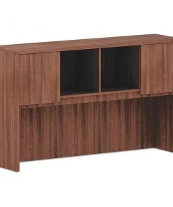 Alera 58.88" W, 35.38" H, Modern Walnut, Woodgrain Laminate