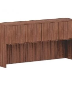 Alera 70.63" W, 35.38" H, Modern Walnut, Woodgrain Laminate