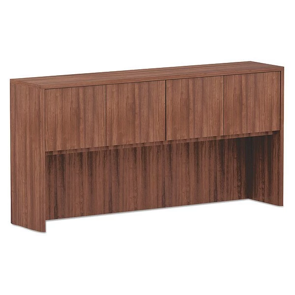 Alera 70.63" W, 35.38" H, Modern Walnut, Woodgrain Laminate