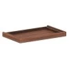 Alera 24.5" W, 2" H, Modern Walnut, Woodgrain Laminate