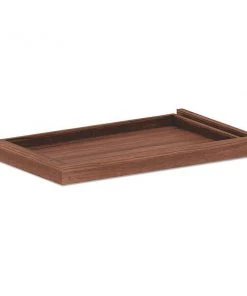 Alera 24.5" W, 2" H, Modern Walnut, Woodgrain Laminate