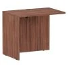 Alera Desk Shell, 35" W, 29.5" H, Modern Walnut, Textured Woodgrain Laminate