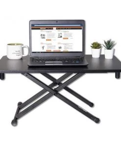 Victor Laptop Standing Desk, Steel, 28 3/4 in