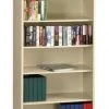Tennsco 6-Shelf Bookcase, All Welded Steel 84"x36" Champagne/Putty