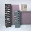 Durham Mfg Literature Rack 20 Compartments, 14-1/8"W x 14-1/8"D Gray