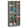 Tennsco Literature Sorter 21 Compartments, Medium Gray