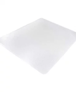 Aleco Chair Mat 46"x60", Rectangular Shape, Clear, for Carpet
