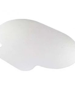 Aleco Designer Chair Mat 48"x60", Ellipse Shape, Clear, for Hard Floor