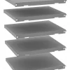 Tennsco Shelves, Letter Size, Gray, PK5