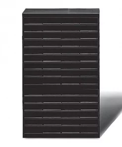 Safco Literature Organizer, 72 Compartments, Blk