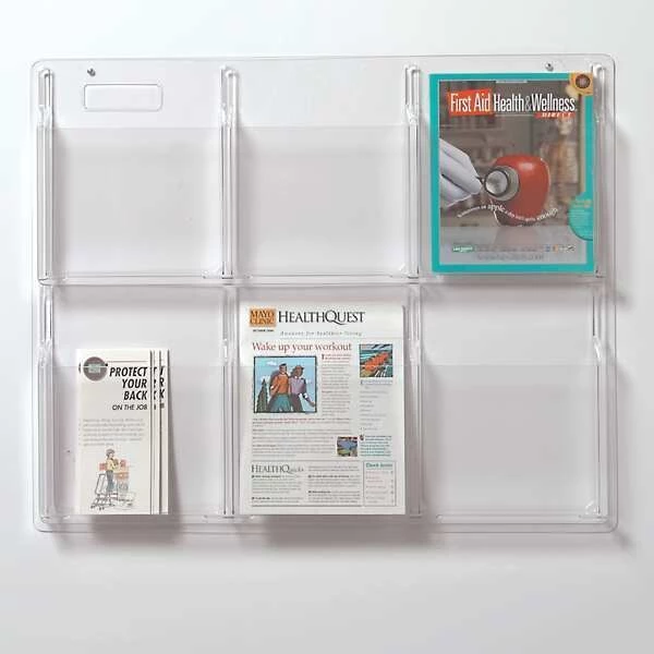 Safco Literature Organizer, 6 Magazine