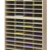 Safco Literature Organizer, 60 Compartments, Snd