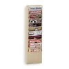 Durham Mfg Literature Rack 11 Compartments, 13-1/8"W x 4"D Tan