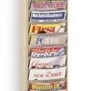 Durham Mfg Literature Rack 20 Compartments, 13-1/8"W x 4"D Tan