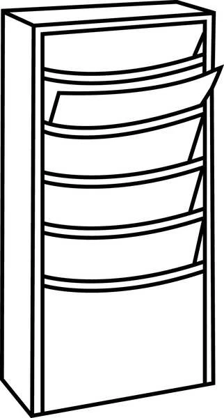Durham Mfg Magazine Display, 5 Compartments - Image 2