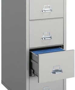 Fireking 12-3/16" W 4 Drawer Vertical File, Parchment, Letter